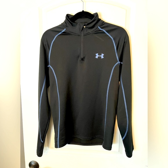 Under Armour Men’s Heat Gear Fitted Quarter Zip - M - Picture 3 of 4